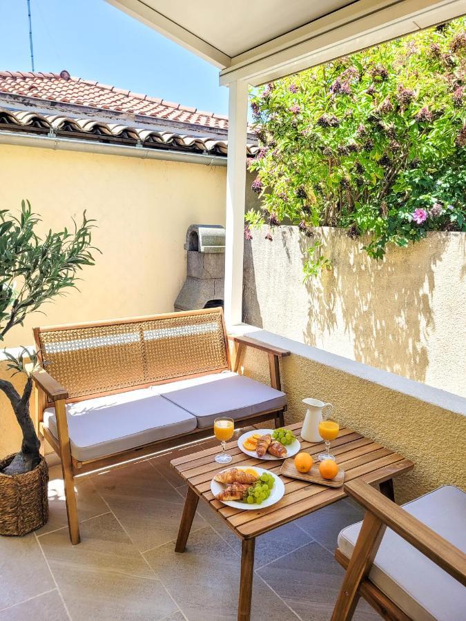 Studio Double Climatise Avec Terrasse - Proche Tram & Centre Montpellier Buitenkant foto
